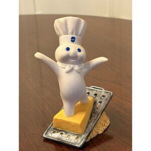 Pillsbury Doughboy Danbury Mint 2002 “The Big Cheese” Riding Cheese Grater 6”